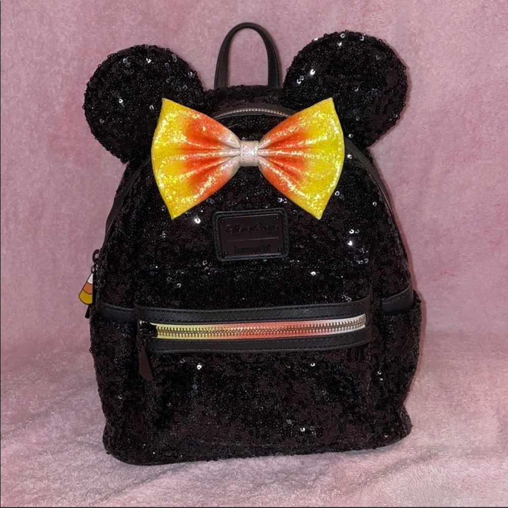 Disney Loungefly Minnie Mouse Candy Corn Backpack